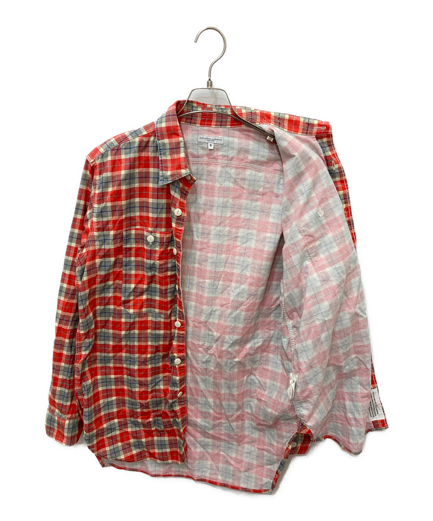 キ*ン様 希少　新品　エンジニアードガーメンツ　チェックシャツ　マルチカラー 中古・古着通販】Engineered Garments (エンジニアド ガーメンツ