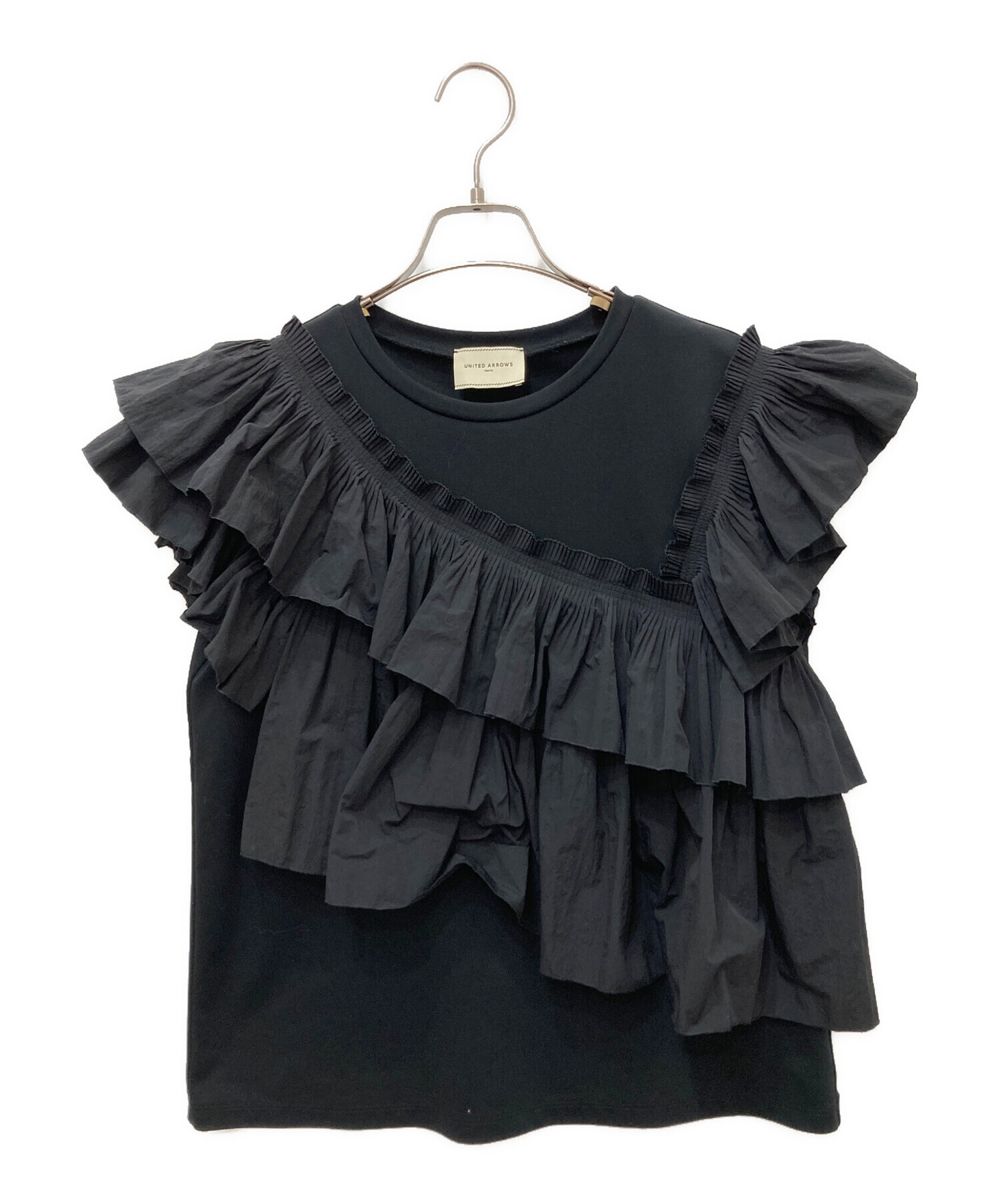 UNITED ARROWS コンビプリーツTシャツ 中古・古着通販】UNITED ARROWS (ユナイテッドアローズ) コンビ