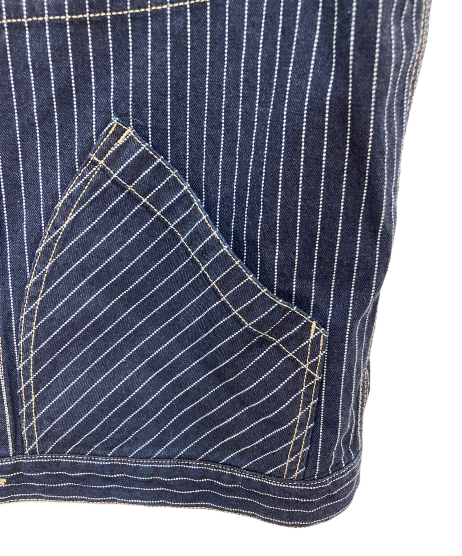 中古・古着通販】Schott (ショット) OLD HICKORY DENIM VEST ネイビー