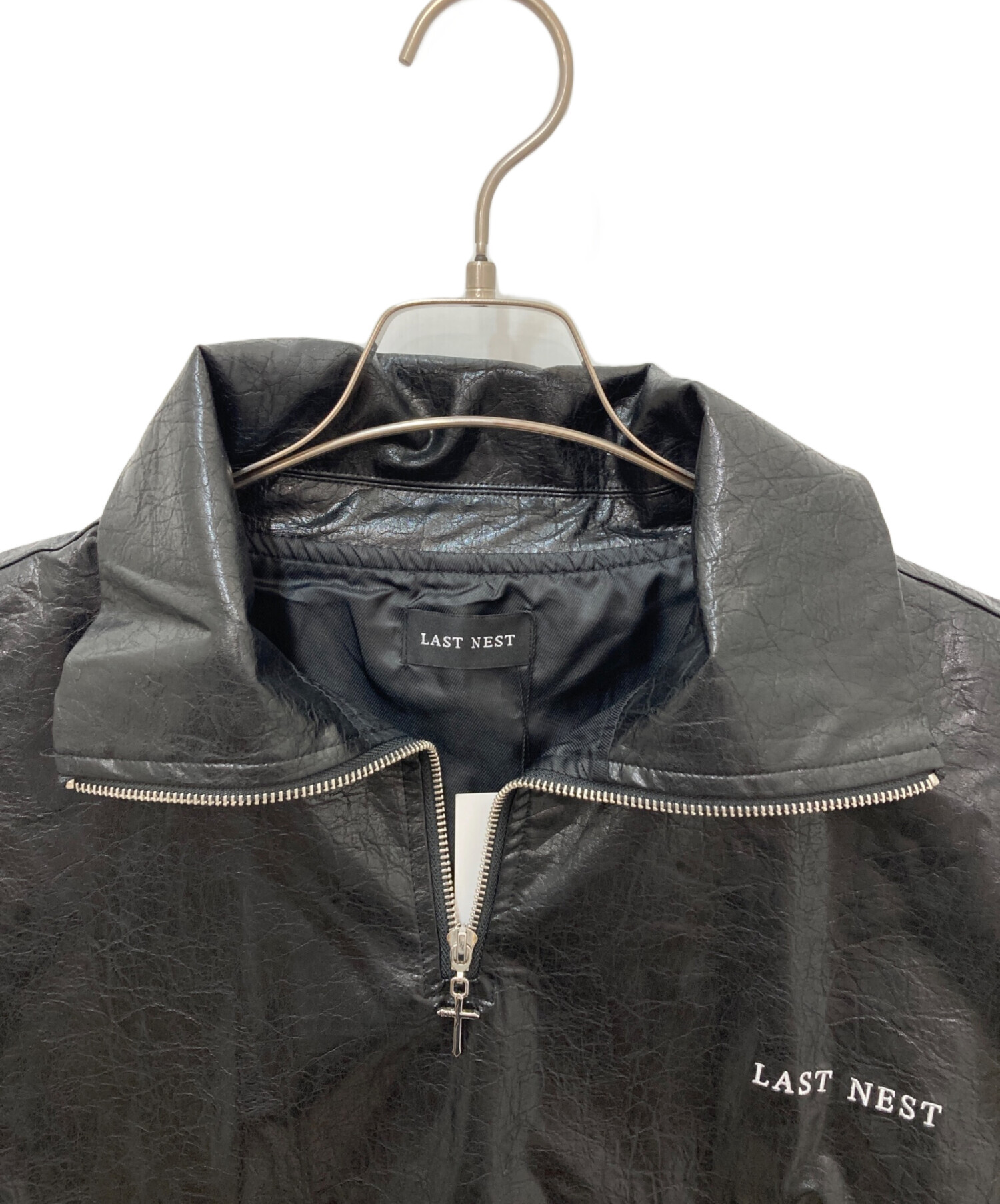 中古・古着通販】last nest (ラストネスト) フェイクレザーハーフ