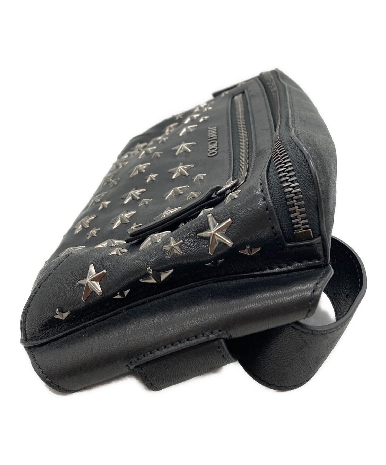 JIMMY CHOO スタースタッズ ボディバッグ 中古・古着通販】JIMMY CHOO (ジミーチュウ) スタースタッズボディー