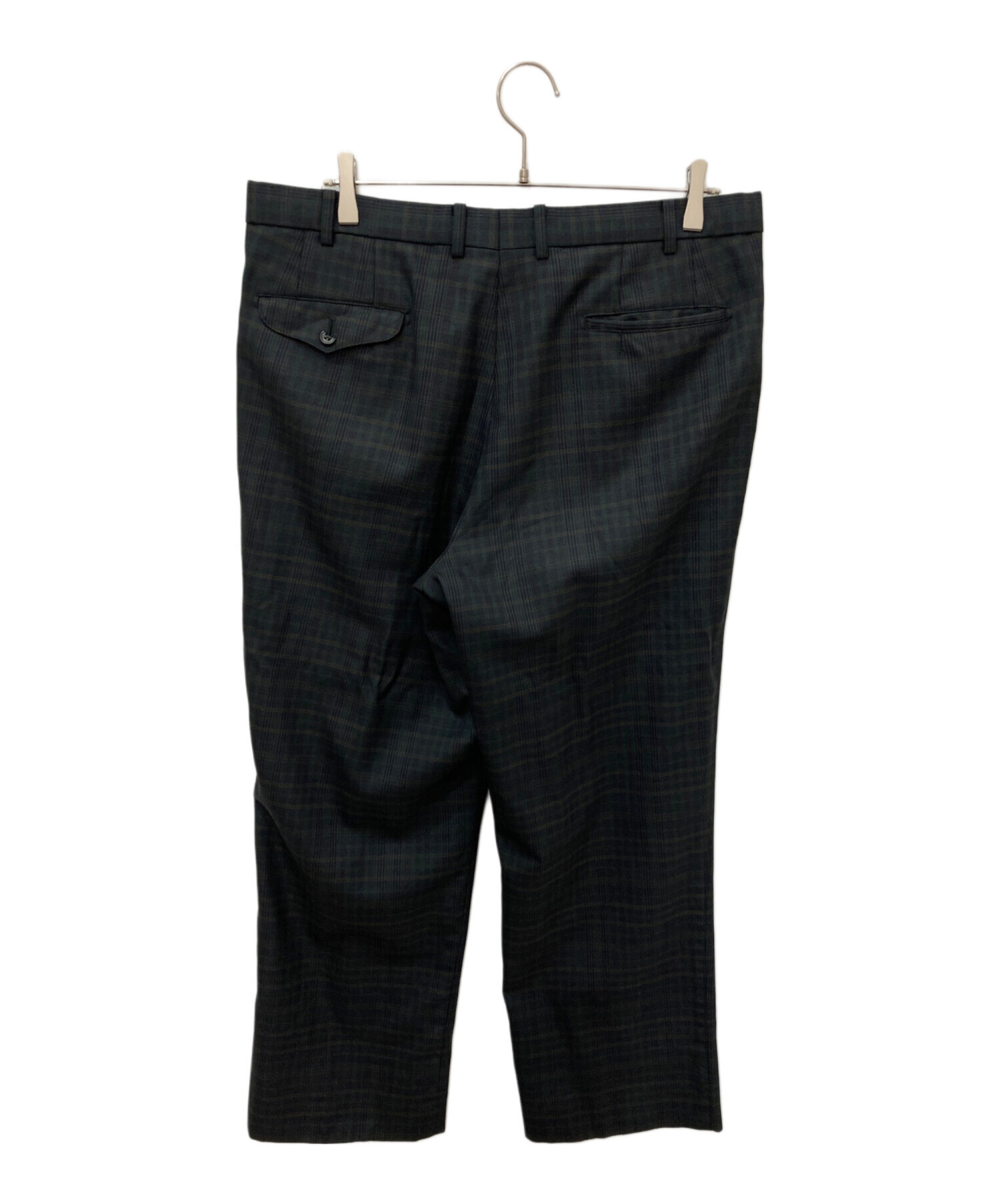 美品•神サイズ Burberrys' ウールスラックス 黒 バーバリー ギャバ 中古・古着通販】Burberry's (バーバリーズ) スラックス ブラック