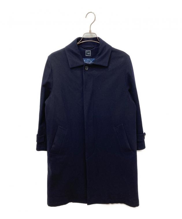 SHIPS ステンカラーコート ロロピアーナ インナーダウン ネイビー Lサイズ 中古・古着通販】SHIPS (シップス) ステンカラーコート ネイビー