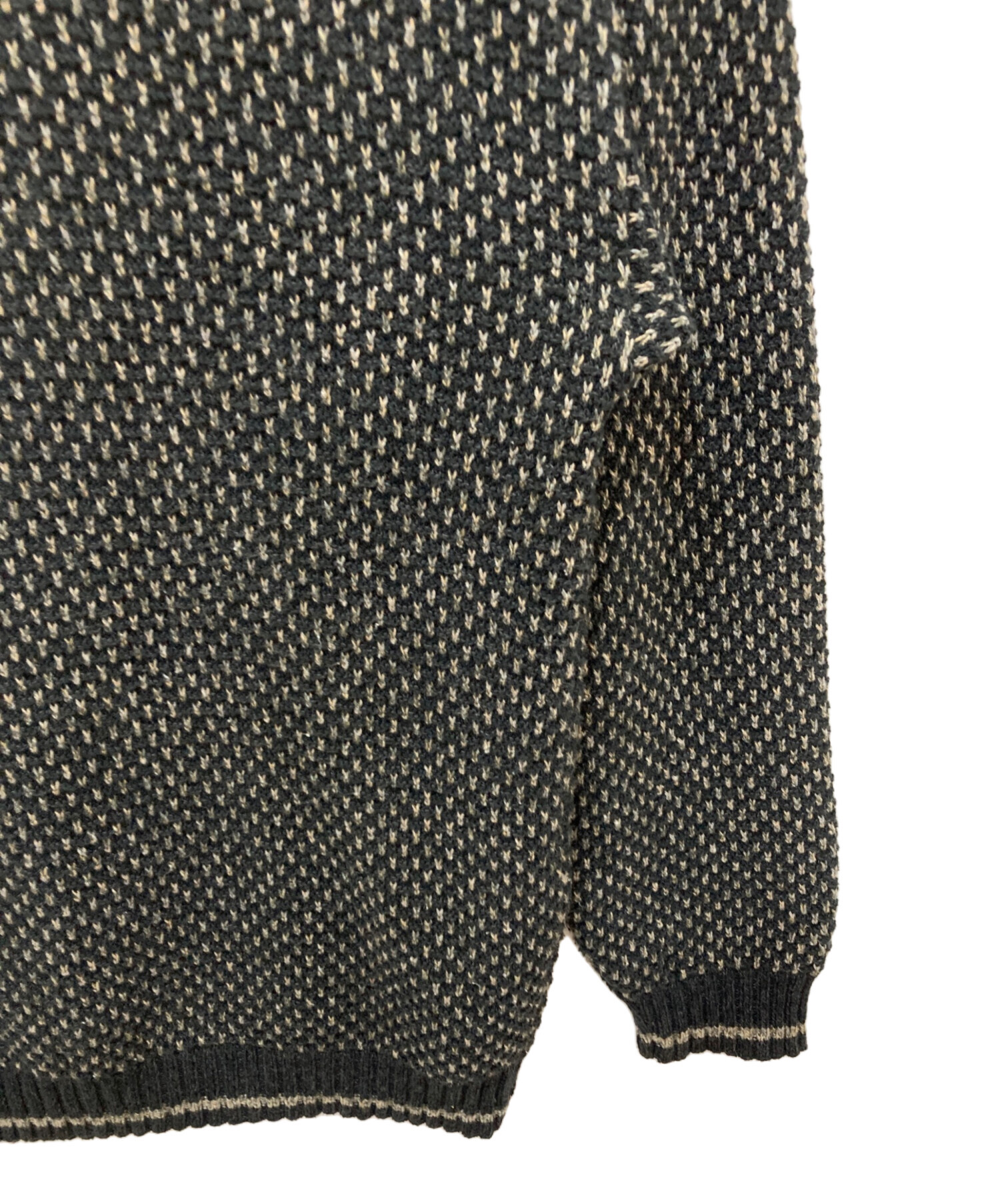 中古・古着通販】WOOLRICH (ウールリッチ) バーズアイニット ネイビー