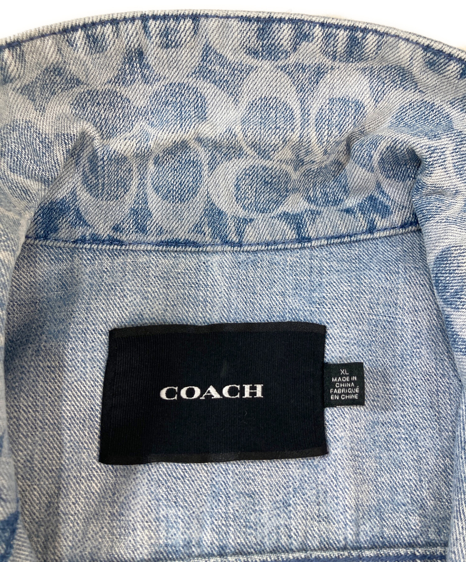 中古・古着通販】COACH (コーチ) シグネチャー デニム ジャケット