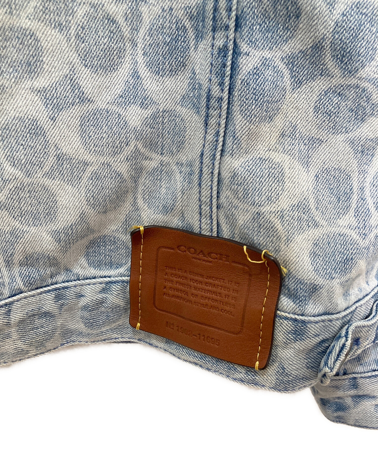 中古・古着通販】COACH (コーチ) シグネチャー デニム ジャケット