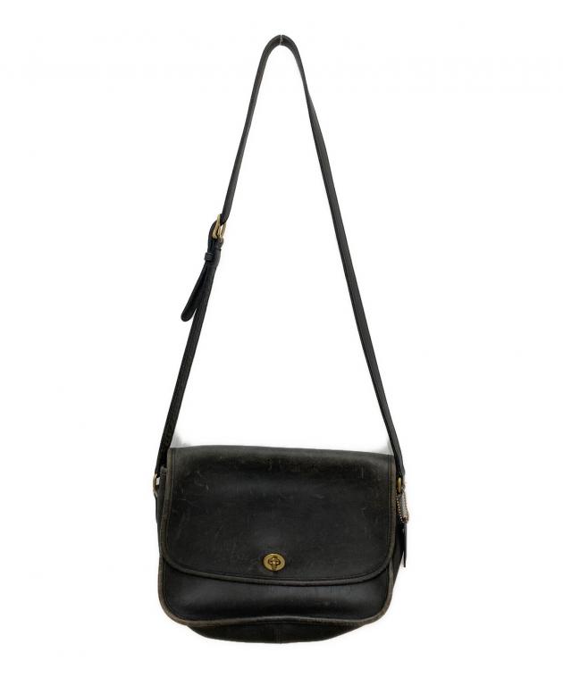 中古・古着通販】COACH (コーチ) ショルダーバッグ ブラック｜ブランド