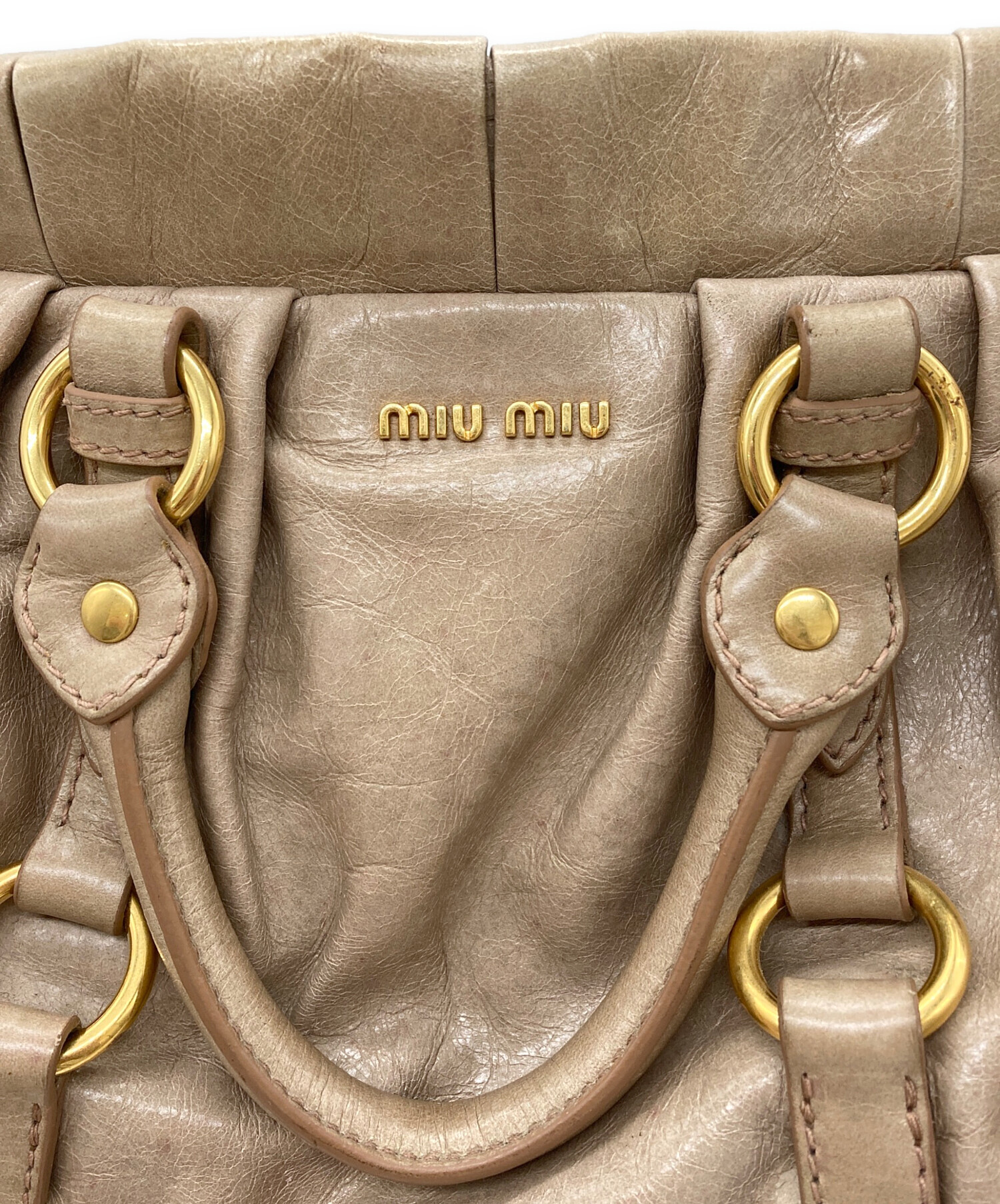 中古・古着通販】MIU MIU (ミュウミュウ) 2WAYショルダーバッグ