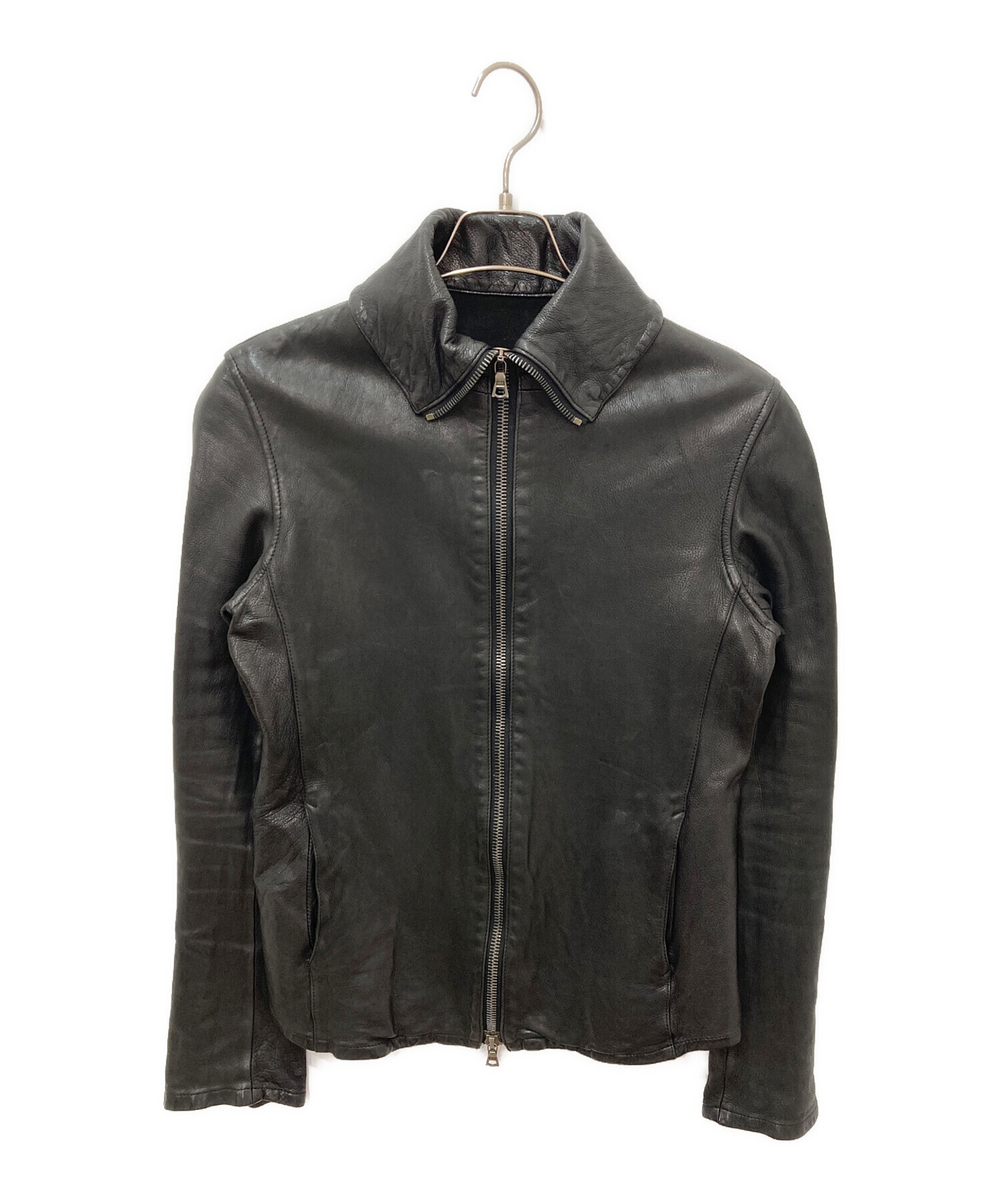 バックラッシュ ジャパンカーフ製品染め襟付きブルゾン 中古・古着通販】ISAMU KATAYAMA BACKLASH (イサムカタヤマ・バック