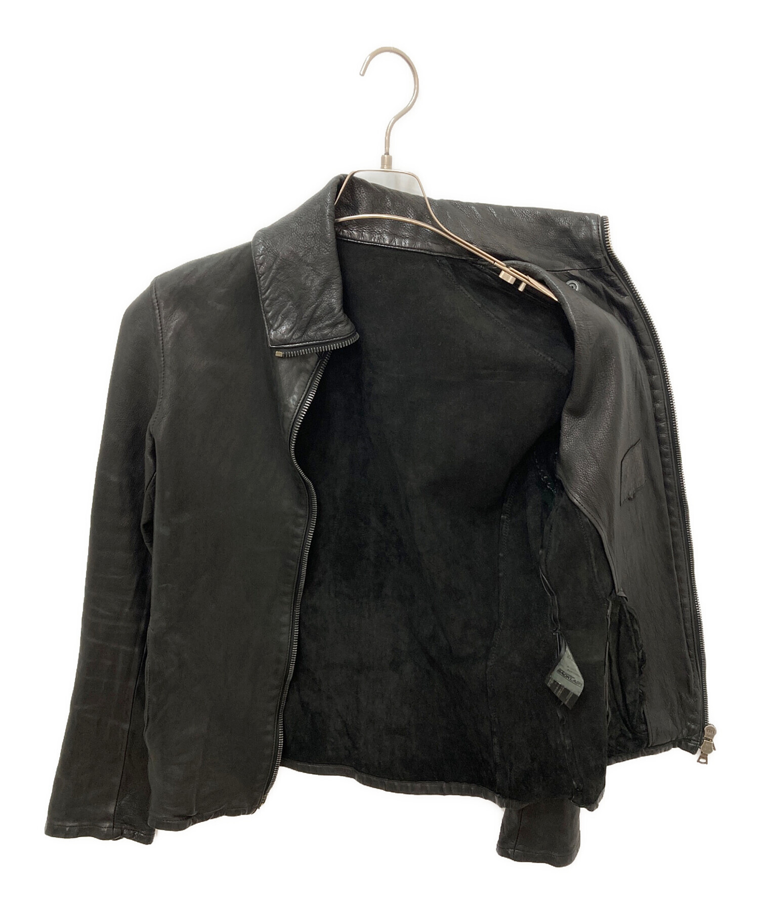 バックラッシュ ジャパンカーフ製品染め襟付きブルゾン 中古・古着通販】ISAMU KATAYAMA BACKLASH (イサムカタヤマ・バック