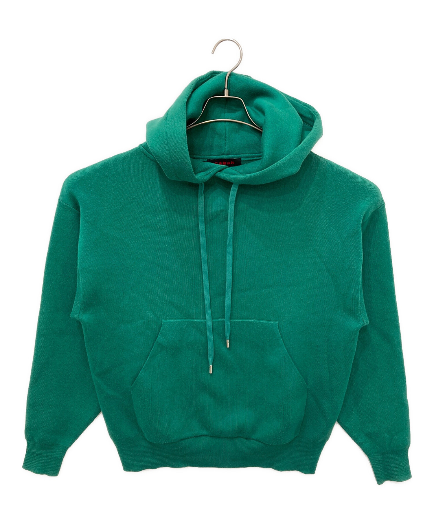 CABAN キャバン　コットンカシミヤパーカー グリーン 中古・古着通販】CABaN (キャバン) コットンカシミヤ パーカ グリーン