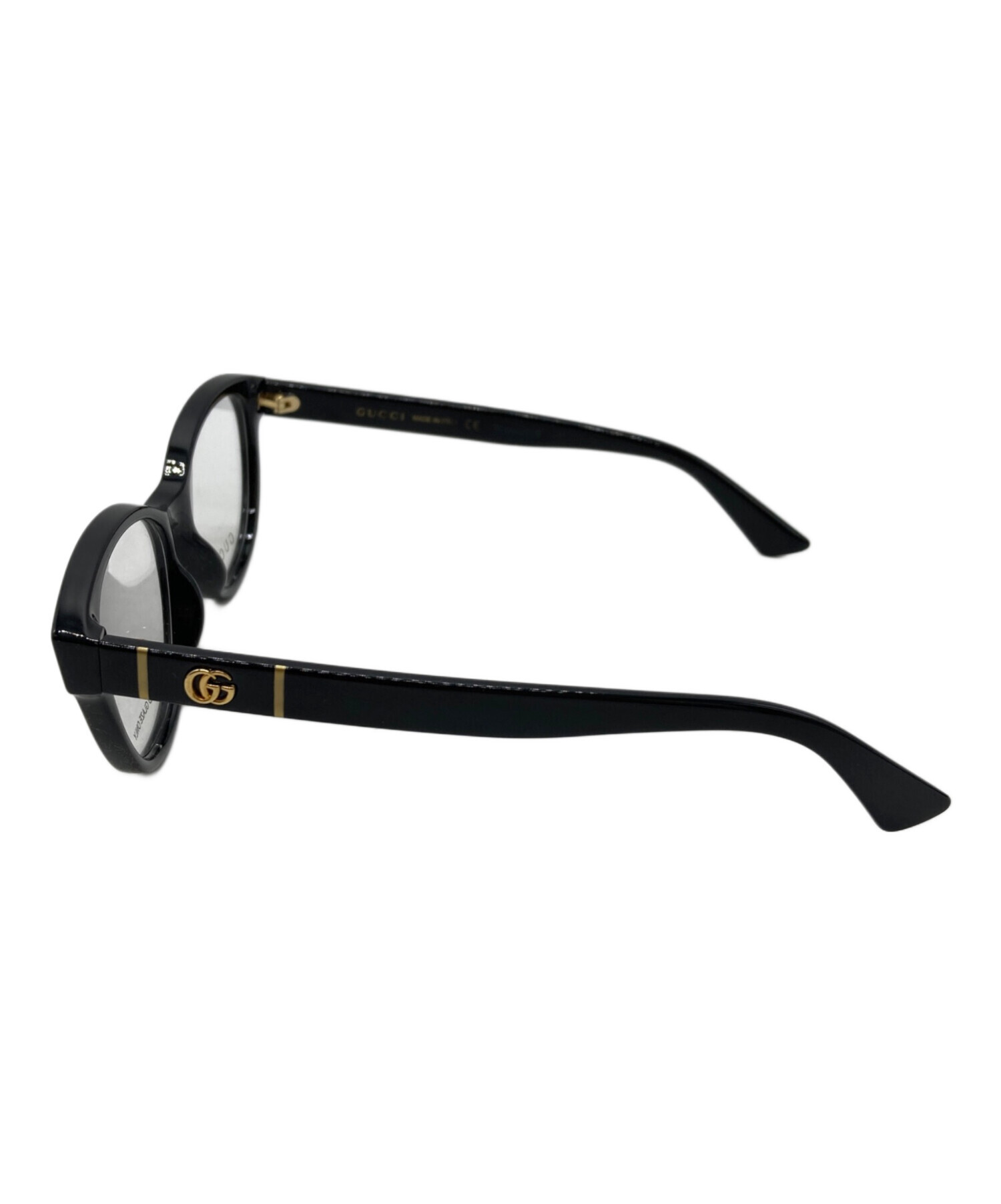 中古・古着通販】GUCCI (グッチ) GGマーモント眼鏡 ブラック サイズ:54