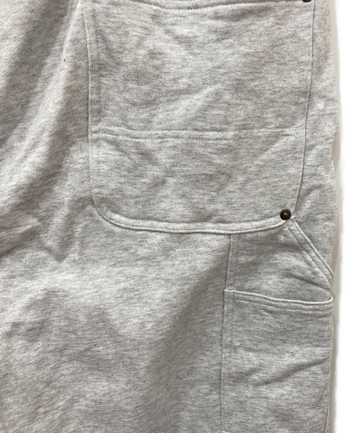 中古・古着通販】BEAMS (ビームス) ダブルニースウェットパンツ グレー