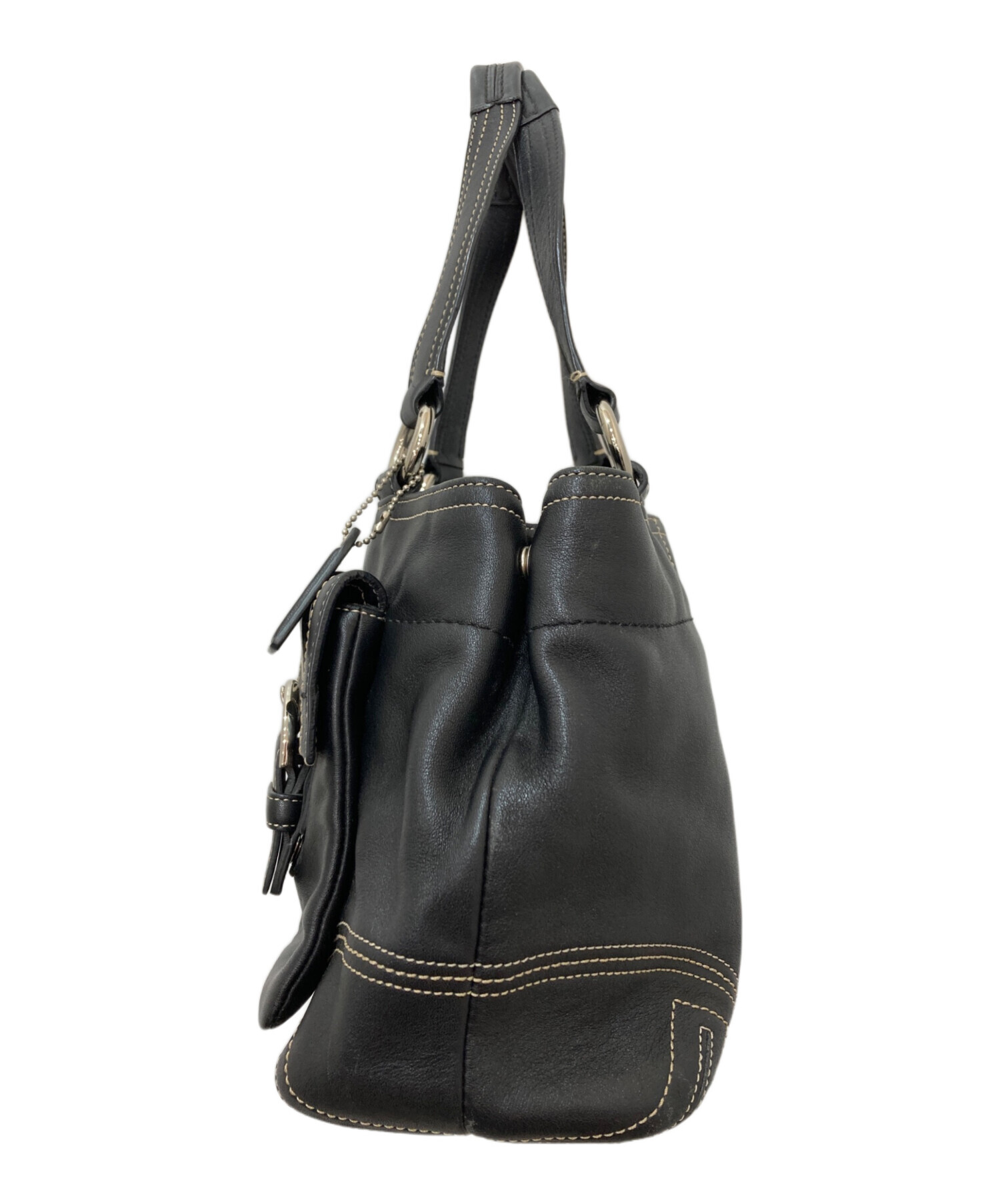 中古・古着通販】COACH (コーチ) soho hand bag ブラック｜ブランド