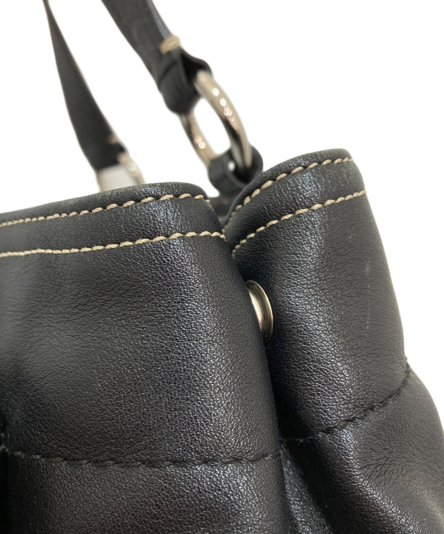 中古・古着通販】COACH (コーチ) soho hand bag ブラック｜ブランド