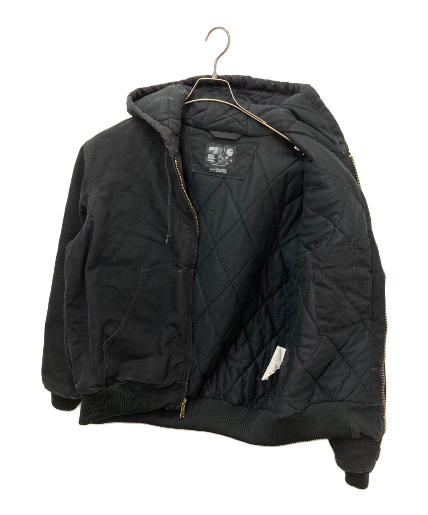 美品 カーハート carhartt アクティブジャケット　ブラック　黒　3M社製 中古・古着通販】CarHartt (カーハート) アクティブジャケット