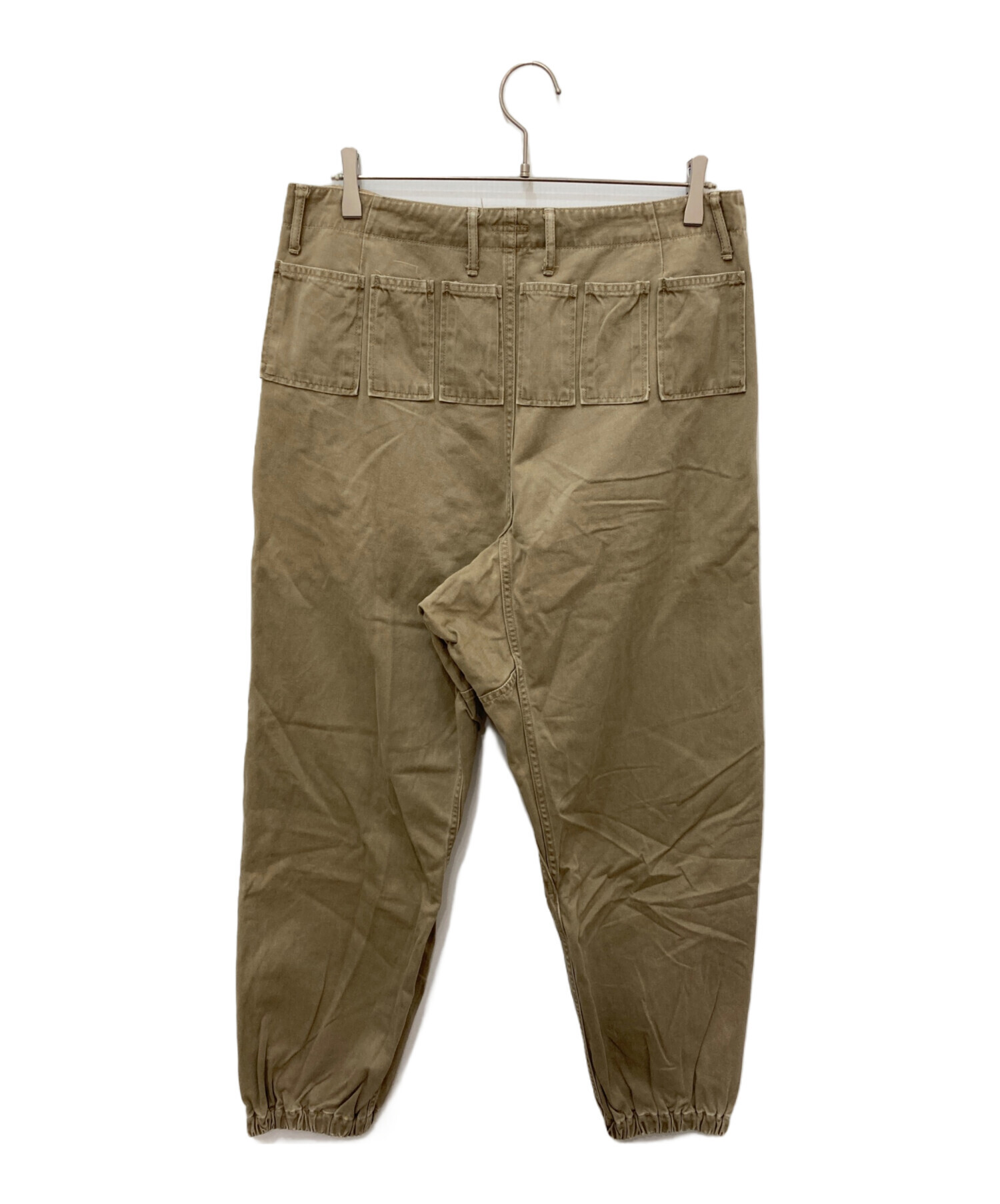KAPITAL キャピタル　バルーンパンツ　カーキ　麻綿　ウエストゴム　裾ゴム 中古・古着通販】KAPITAL (キャピタル) Countryコットンパンツ