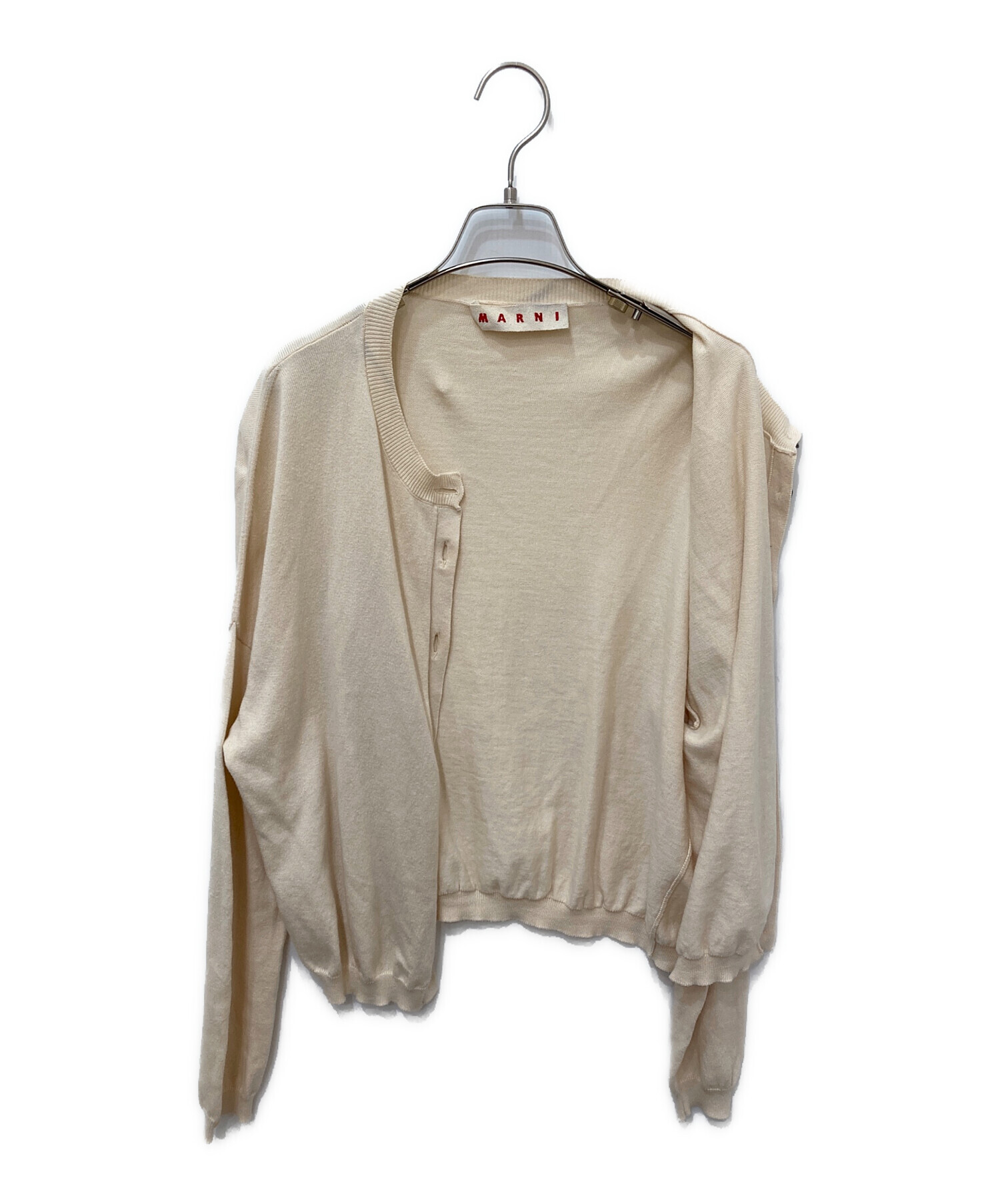 中古・古着通販】MARNI (マルニ) カシミヤ混 コットンカーディガン
