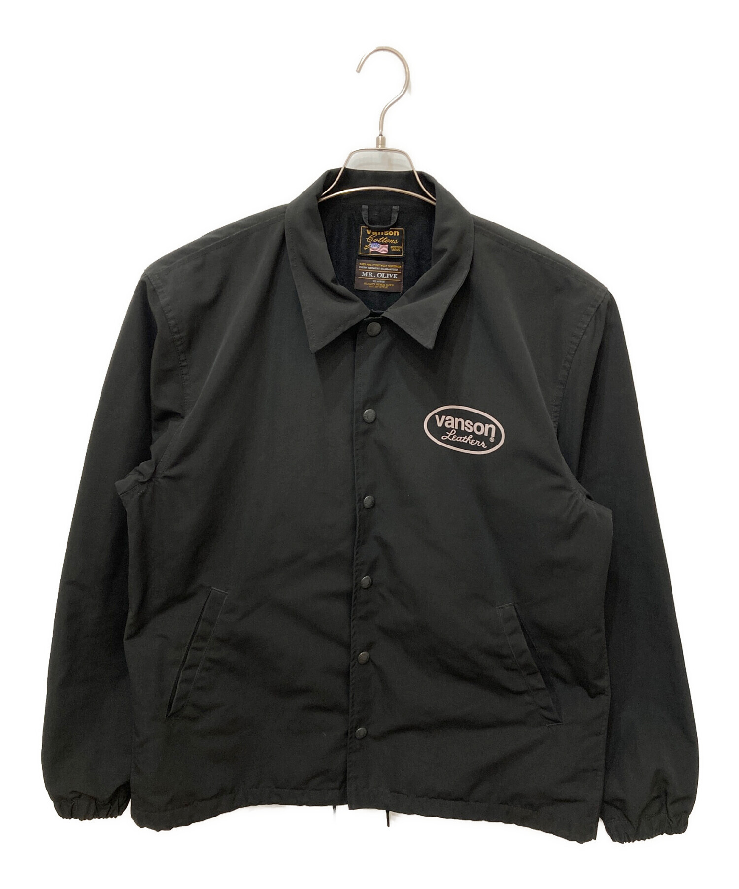 ＊VANSON×ミスターオリーブ バック ワンスター コーチジャケット S 中古・古着通販】VANSON (バンソン) MR.OLIVE (ミスターオリーブ) ワン