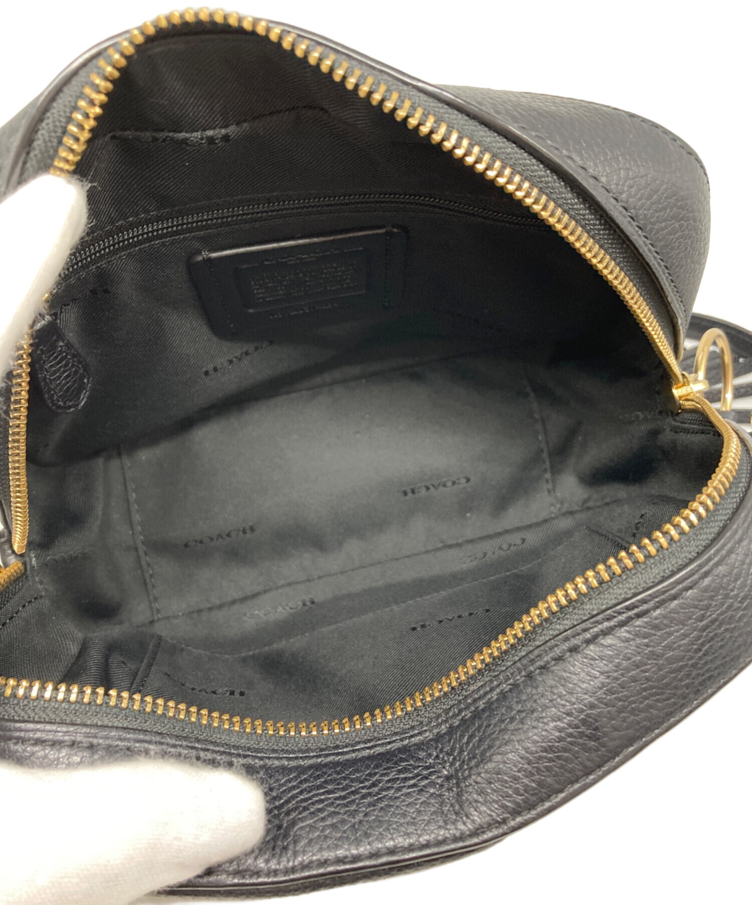 中古・古着通販】COACH (コーチ) Camera Bag カメラバッグ ブラック