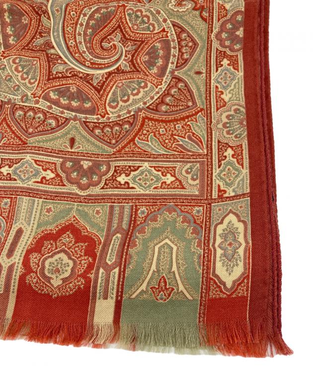 中古・古着通販】ETRO (エトロ) ペイズリー柄スカーフ レッド