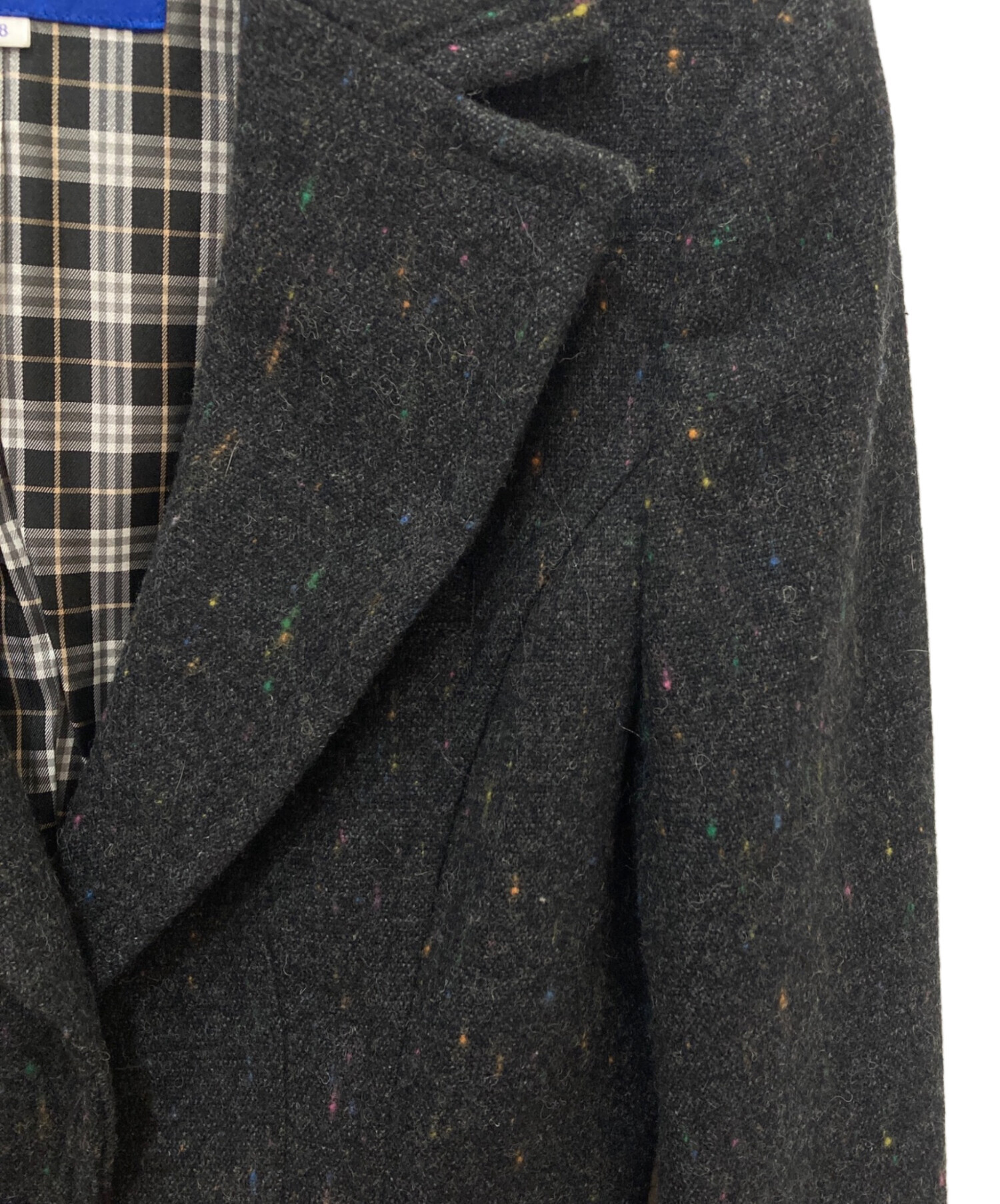 BURBERRY BLUE LABEL ノバチェック ジャケット ペプラム 中古・古着通販】BURBERRY BLUE LABEL (バーバリー ブルー レーベル