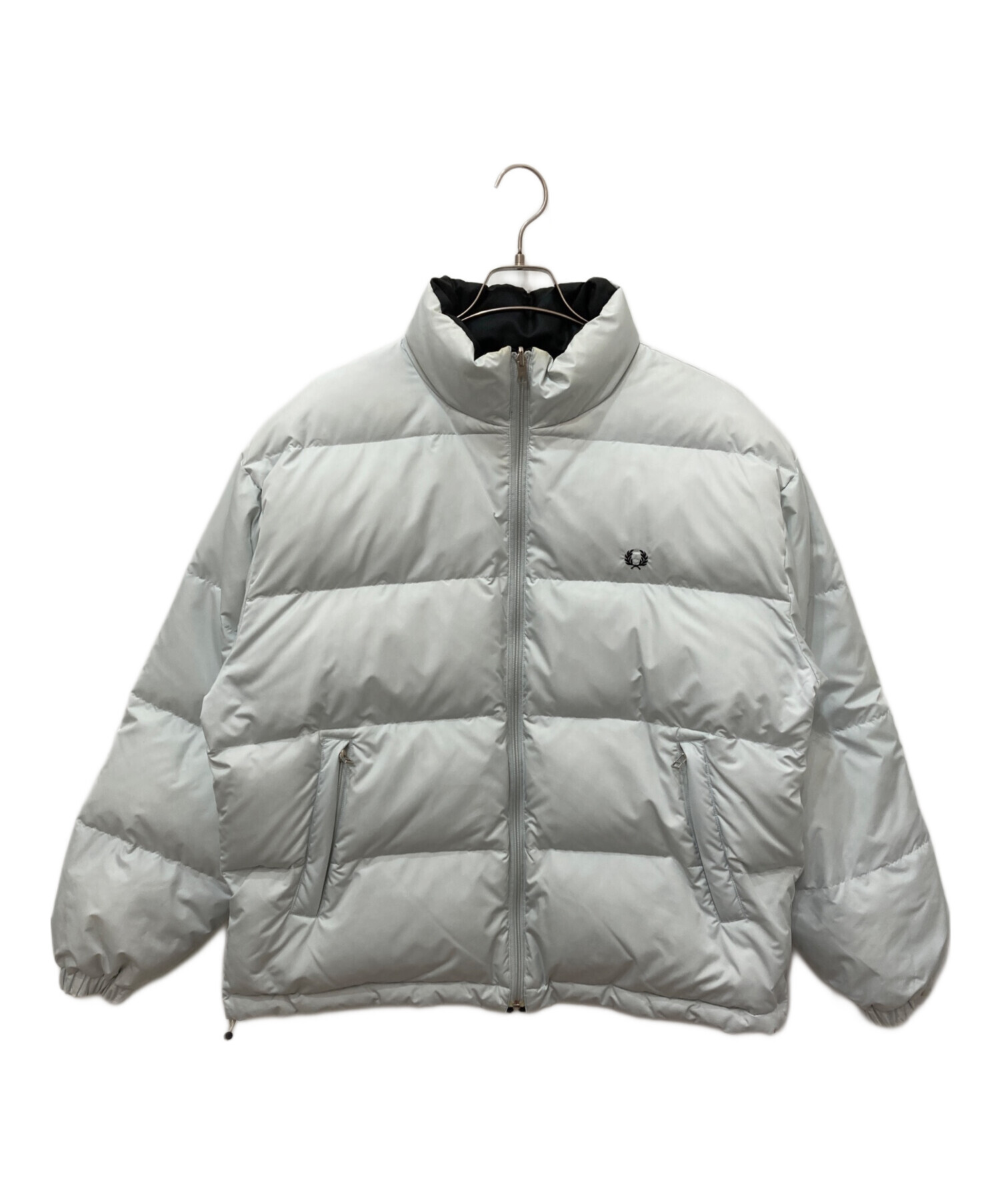 FRED PERRY グレージャケット 中古・古着通販】FRED PERRY (フレッドペリー) リバーシブルダウン