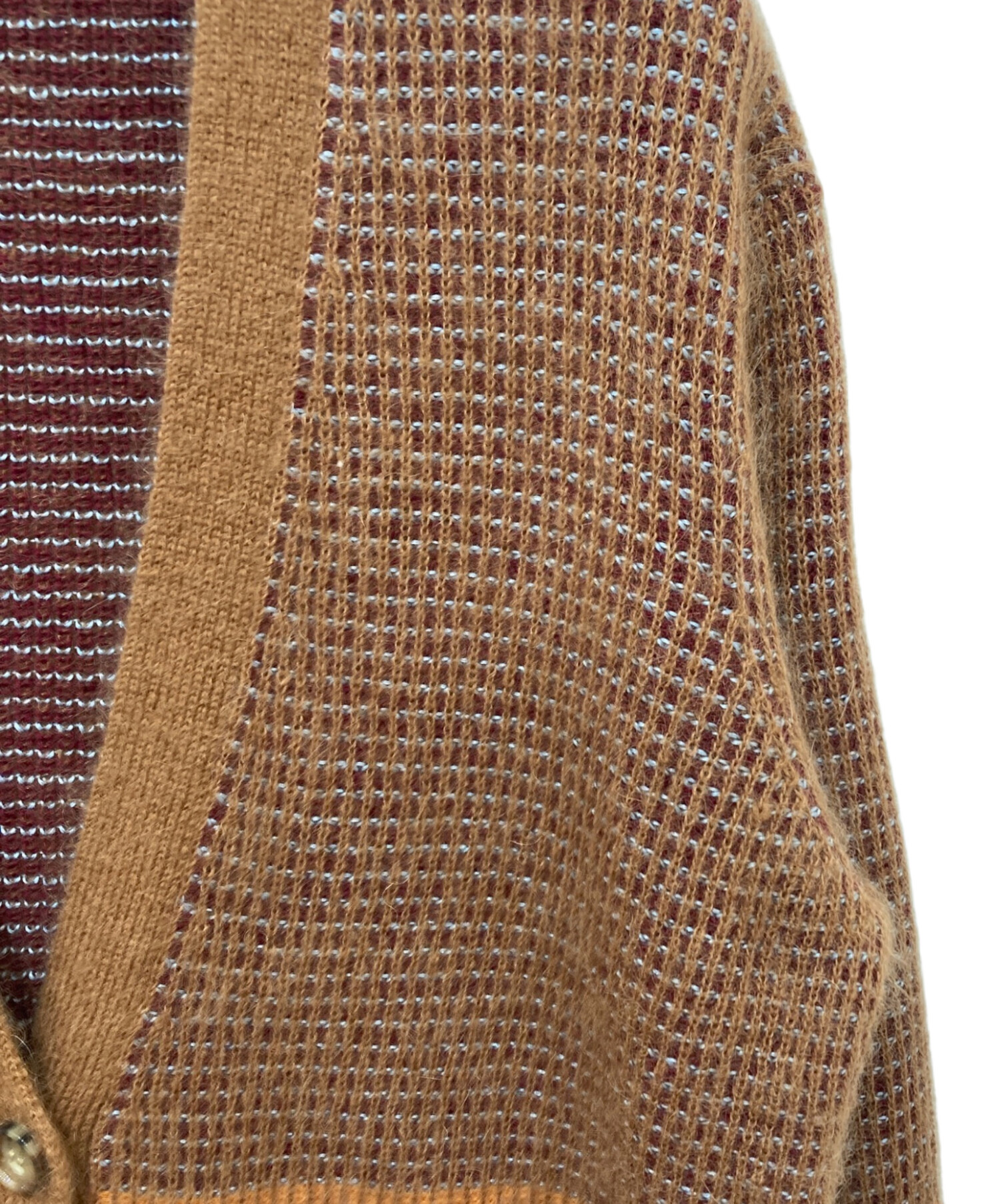 中古・古着通販】BURBERRY (バーバリー) シルクモヘア混ニット