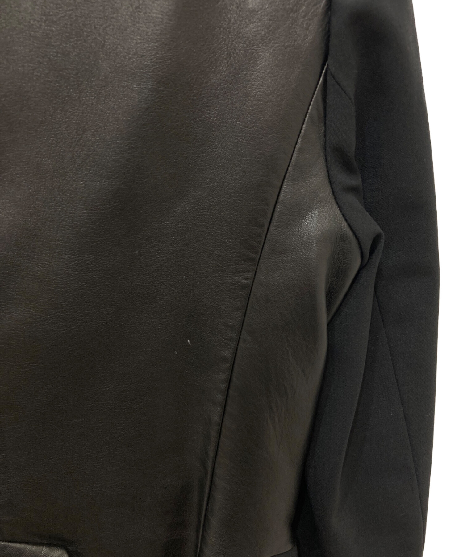 Alexander wang レザードッキングジャケット 中古・古着通販】ALEXANDER WANG (アレキサンダー・ワン) 切替