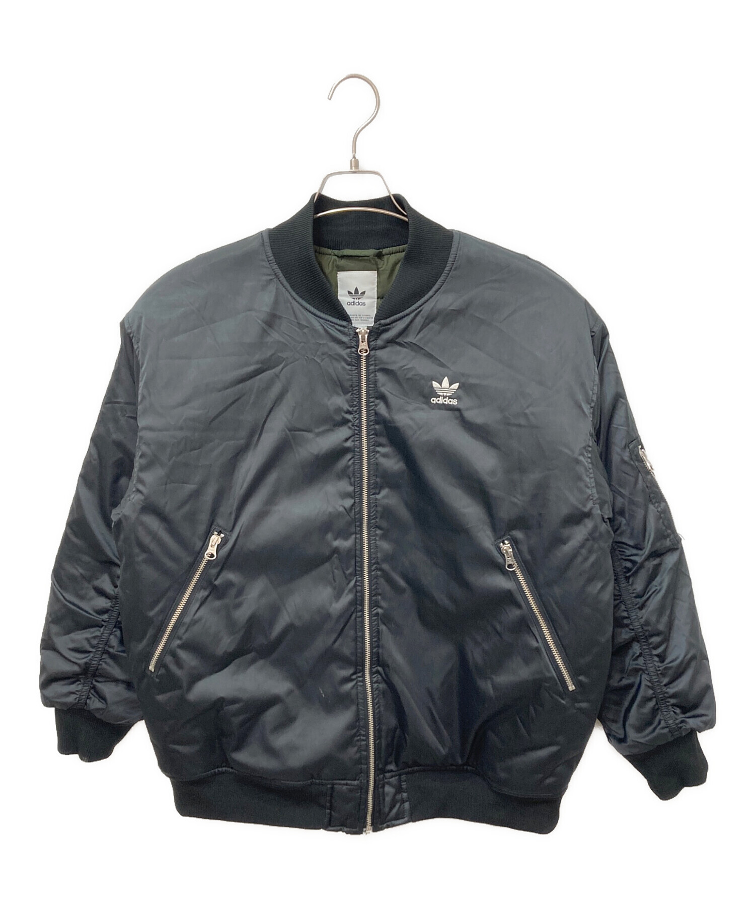 中古・古着通販】adidas (アディダス) W LONG BOMBER JACKET ダブル