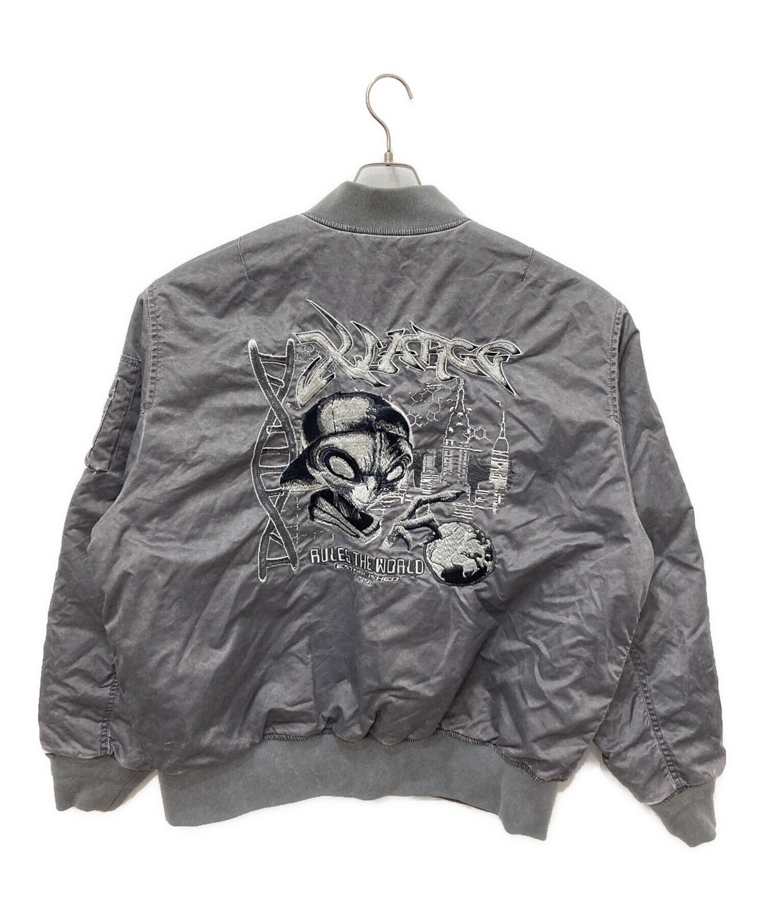 ららさん専用　古着 中古・古着通販】X-LARGE (エクストララージ) SNOW WASH MA-1 グレー