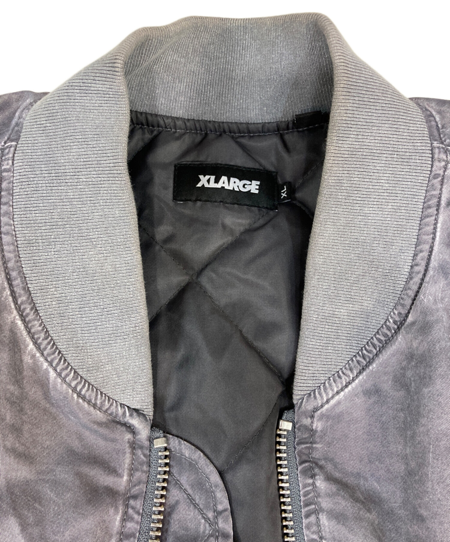 中古・古着通販】X-LARGE (エクストララージ) SNOW WASH MA-1 グレー