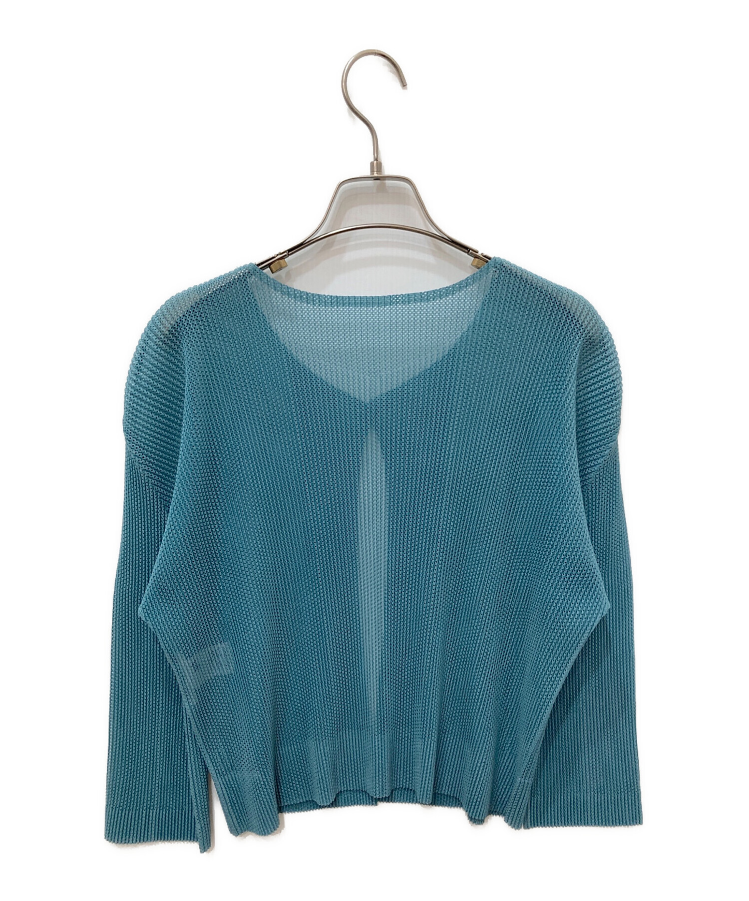 ≫【極美品】 PLEATS PLEASE メッシュプリーツ カーディガン 3 中古・古着通販】PLEATS PLEASE (プリーツプリーズ) メッシュプリーツ