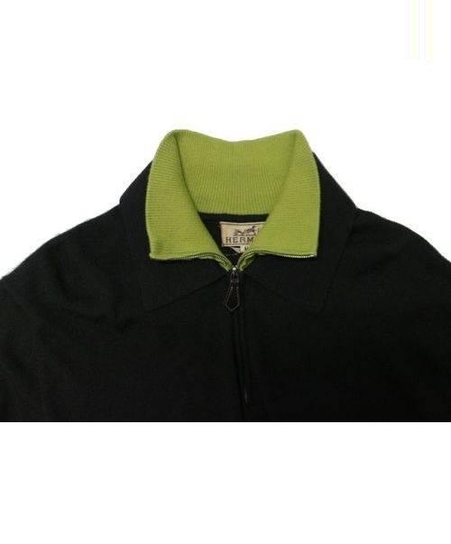 中古・古着通販】HERMES (エルメス) ハーフジップカシミヤニット