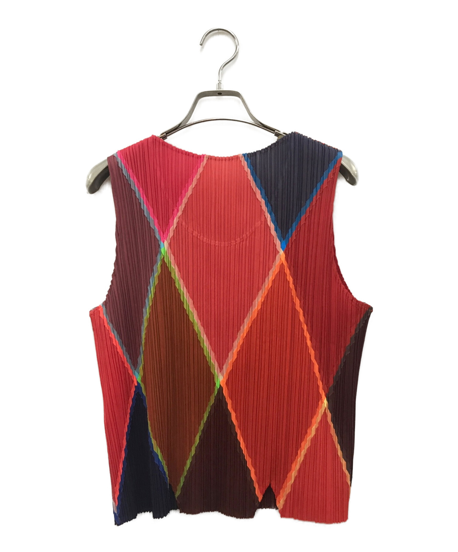 あい　プリーツプリーズ　pleats pleaseプリーツ ノースリーブ 中古・古着通販】PLEATS PLEASE (プリーツプリーズ) ダイヤ