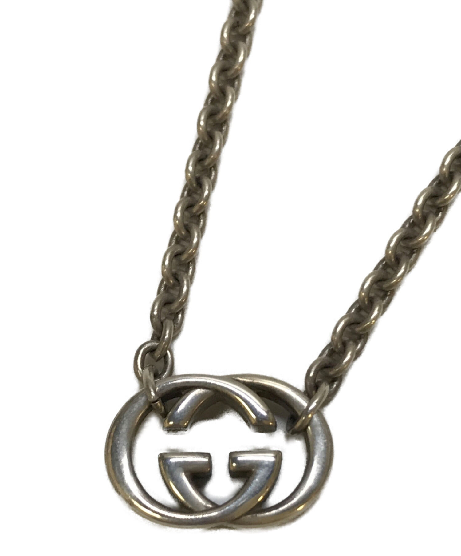 中古・古着通販】GUCCI (グッチ) インターロッキング ネックレス  
