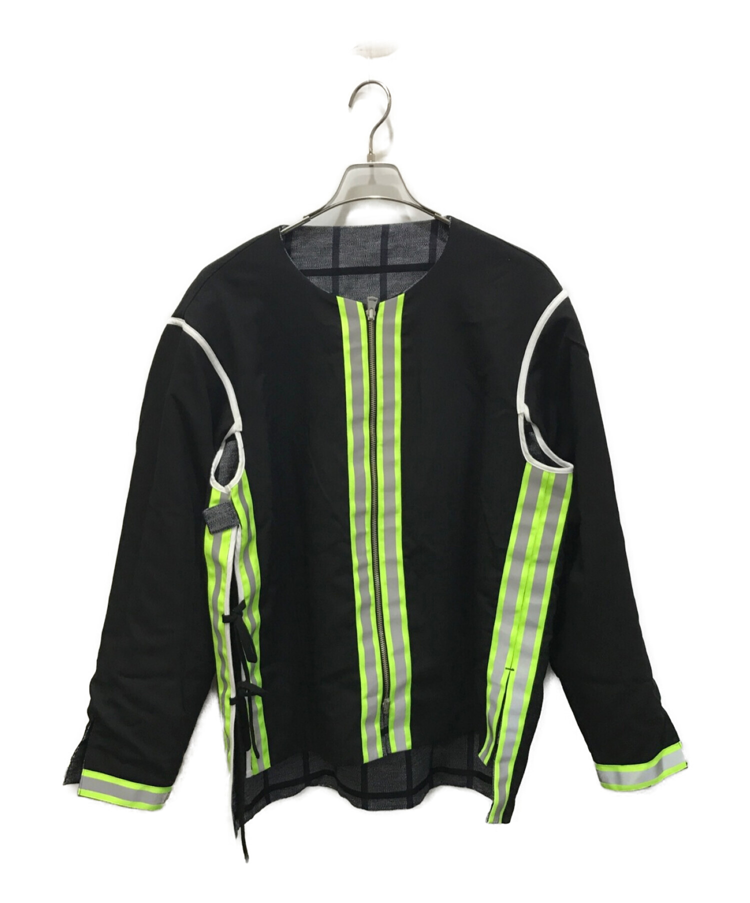 中古・古着通販】Leh (レー) REVERSIBLE NO COLLAR ZIP BLOUSON 