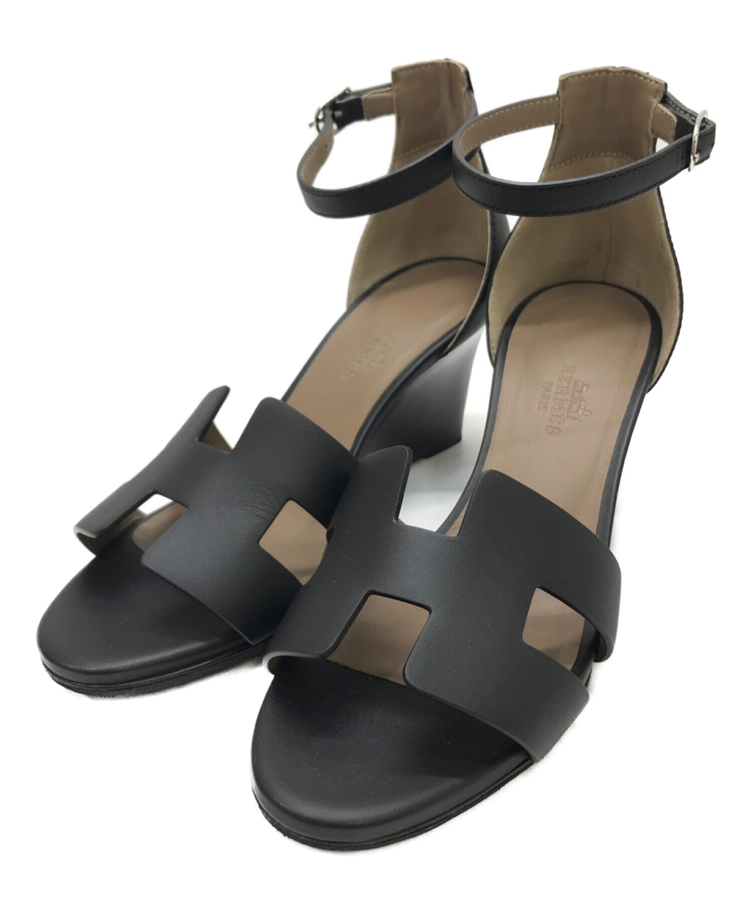 中古・古着通販】HERMES (エルメス) レジェンドウェッジソールサンダル