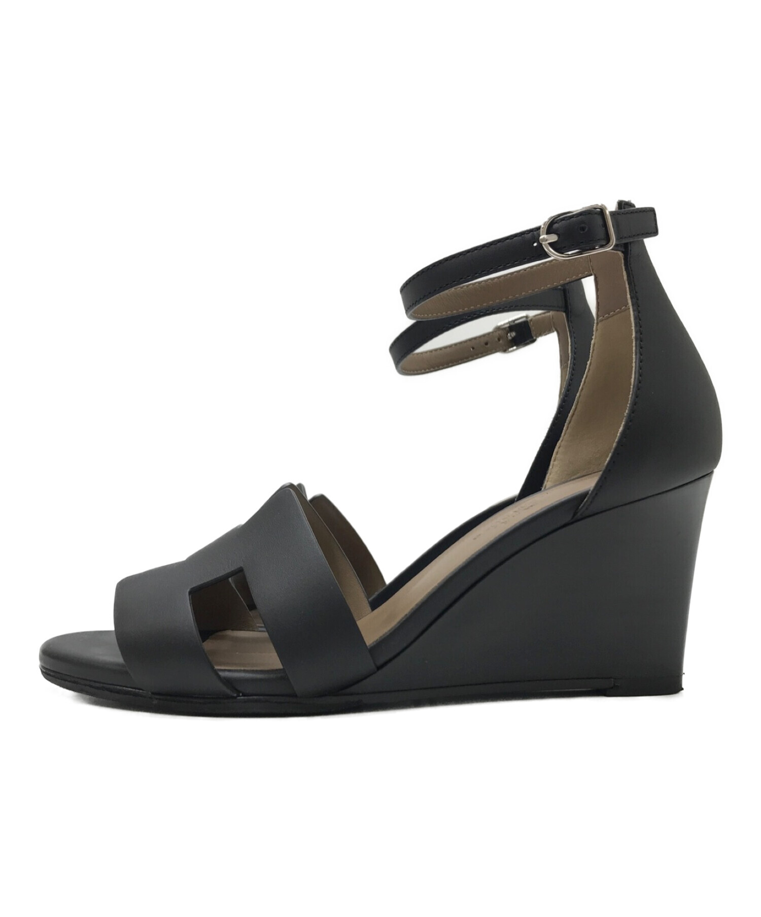 中古・古着通販】HERMES (エルメス) レジェンドウェッジソールサンダル