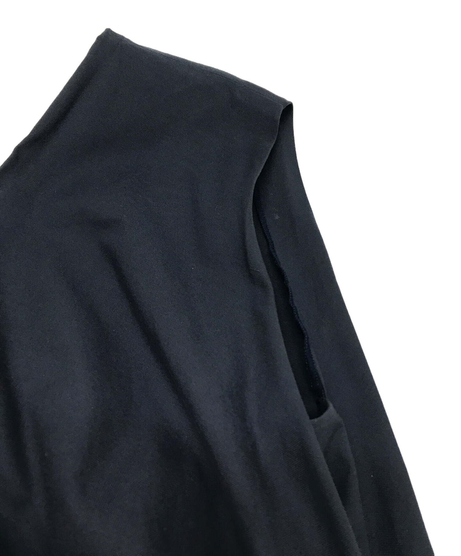 中古・古着通販】ATON (エイトン) SUPIMA CLOTH/フレアドレス ネイビー  