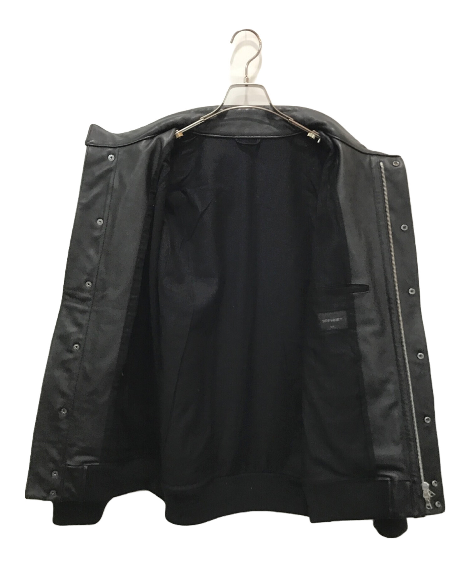 N*8様 SOPHNET. レザースタンドカラージャケット　XL SOPHNET.（ソフネット）の「LEATHER STAND COLLAR JACKET