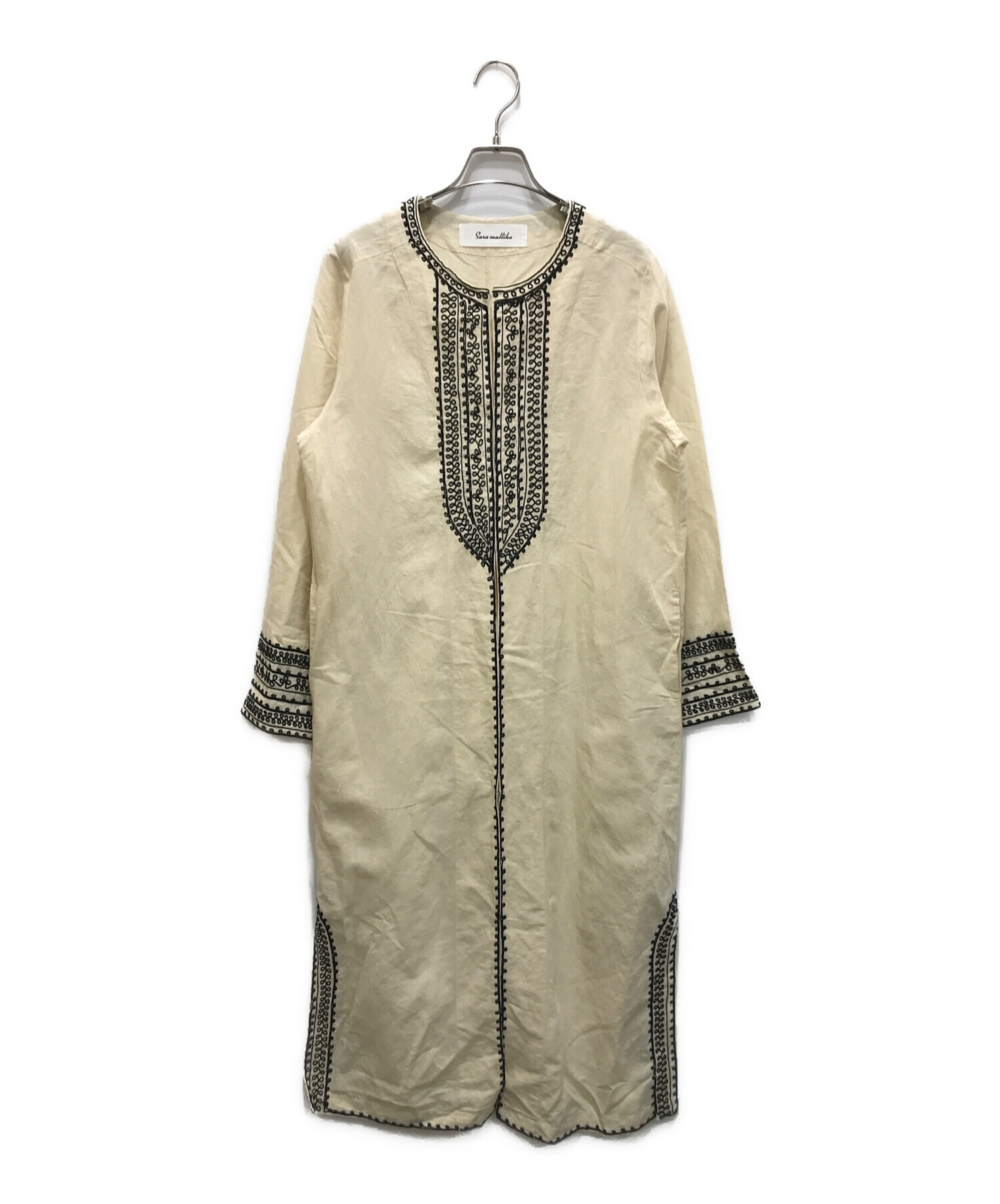 sara mallika サラマリカ チュニック ワンピース シャツ 刺しゅう sara mallika サラマリカ チュニック ワンピース シャツ 刺しゅう