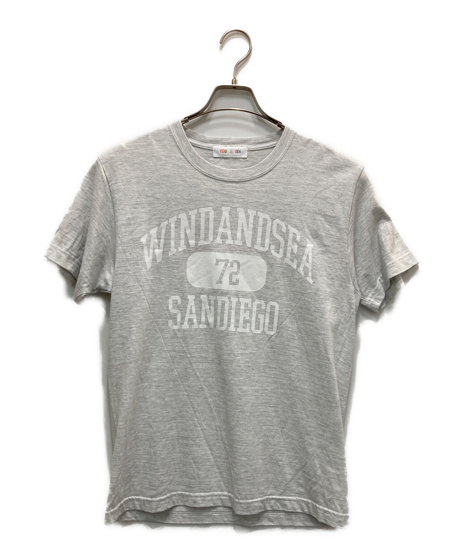 中古・古着通販】WIND AND SEA (ウィンダンシー) カスタムTEE グレー 