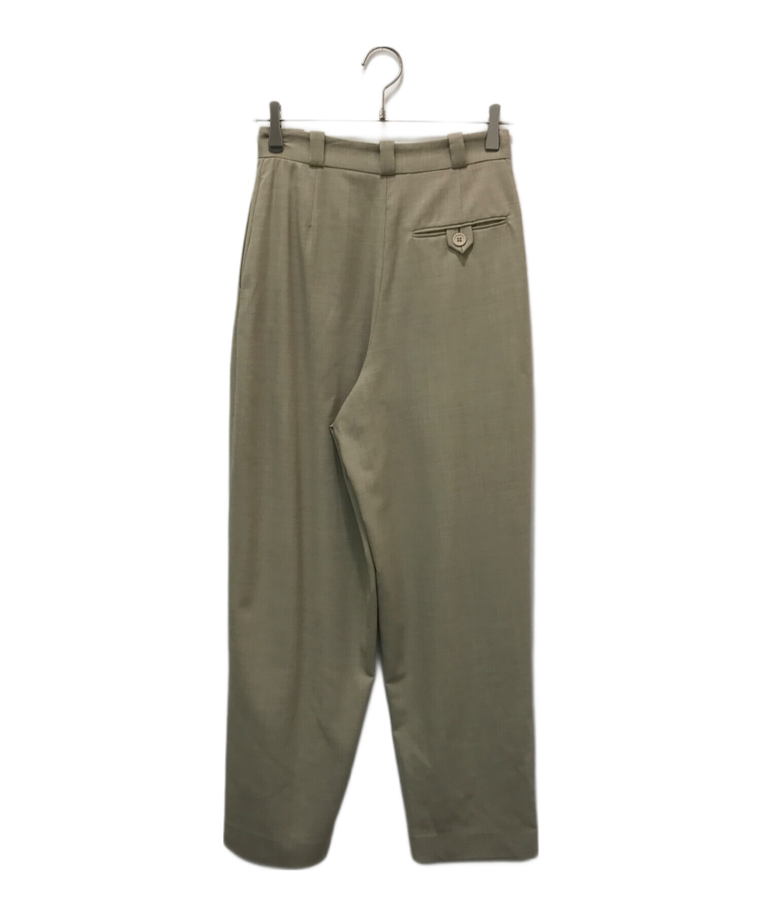 TODAYFUL ハイウエストタックトラウザース