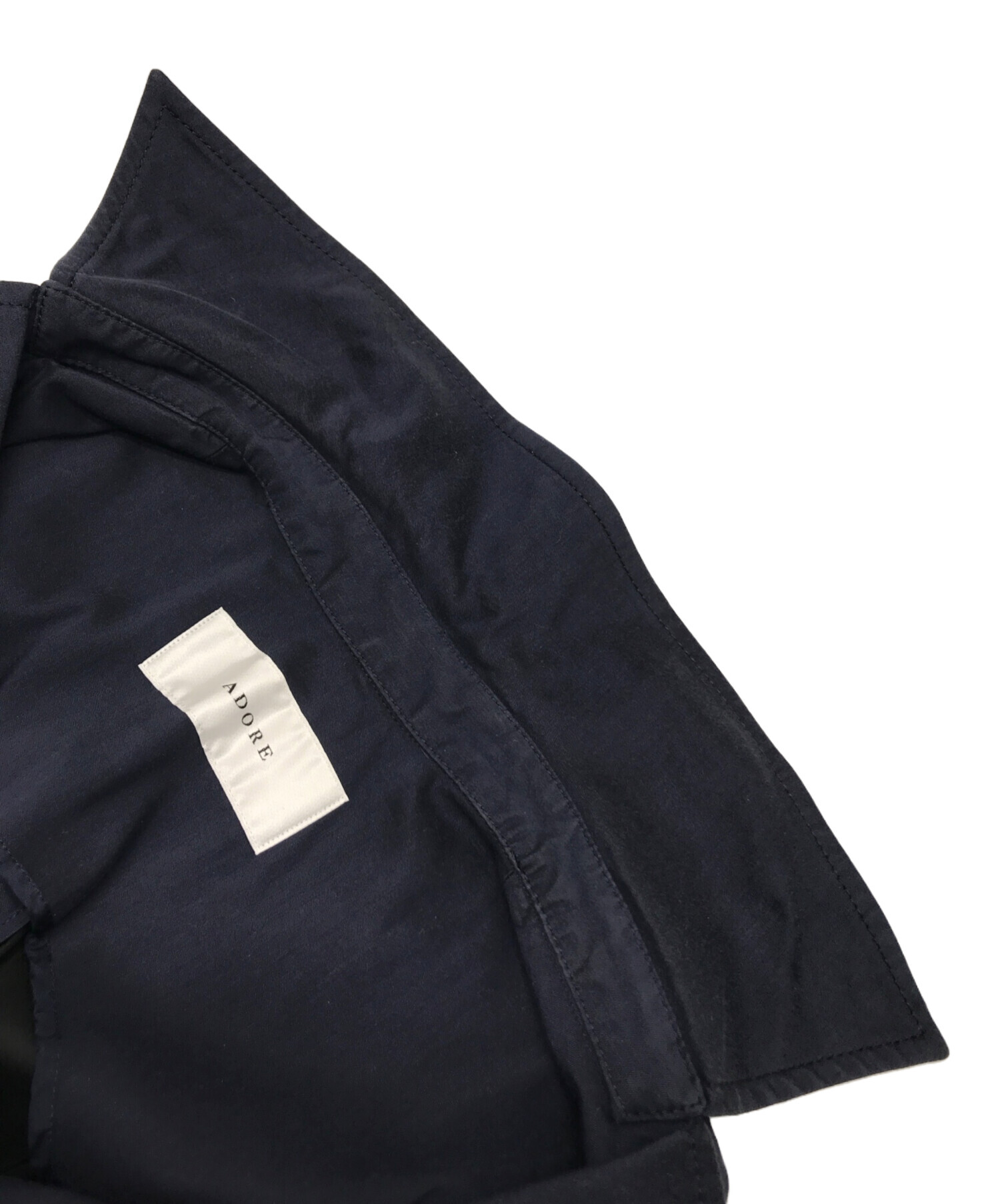 中古・古着通販】ADORE (アドーア) バイカラーシャンブレーコート