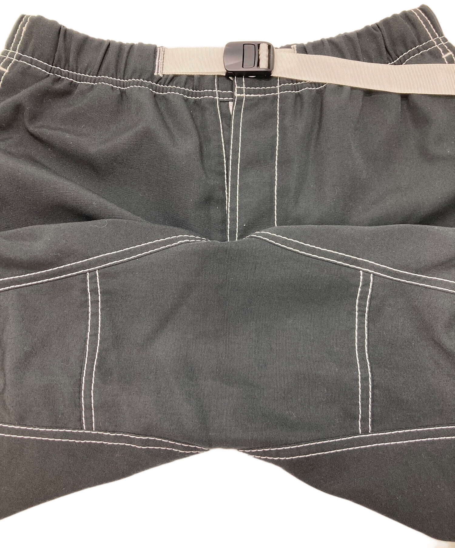 中古・古着通販】GANRYU (ガンリュウ) ハーフパンツ ブラック サイズ:S