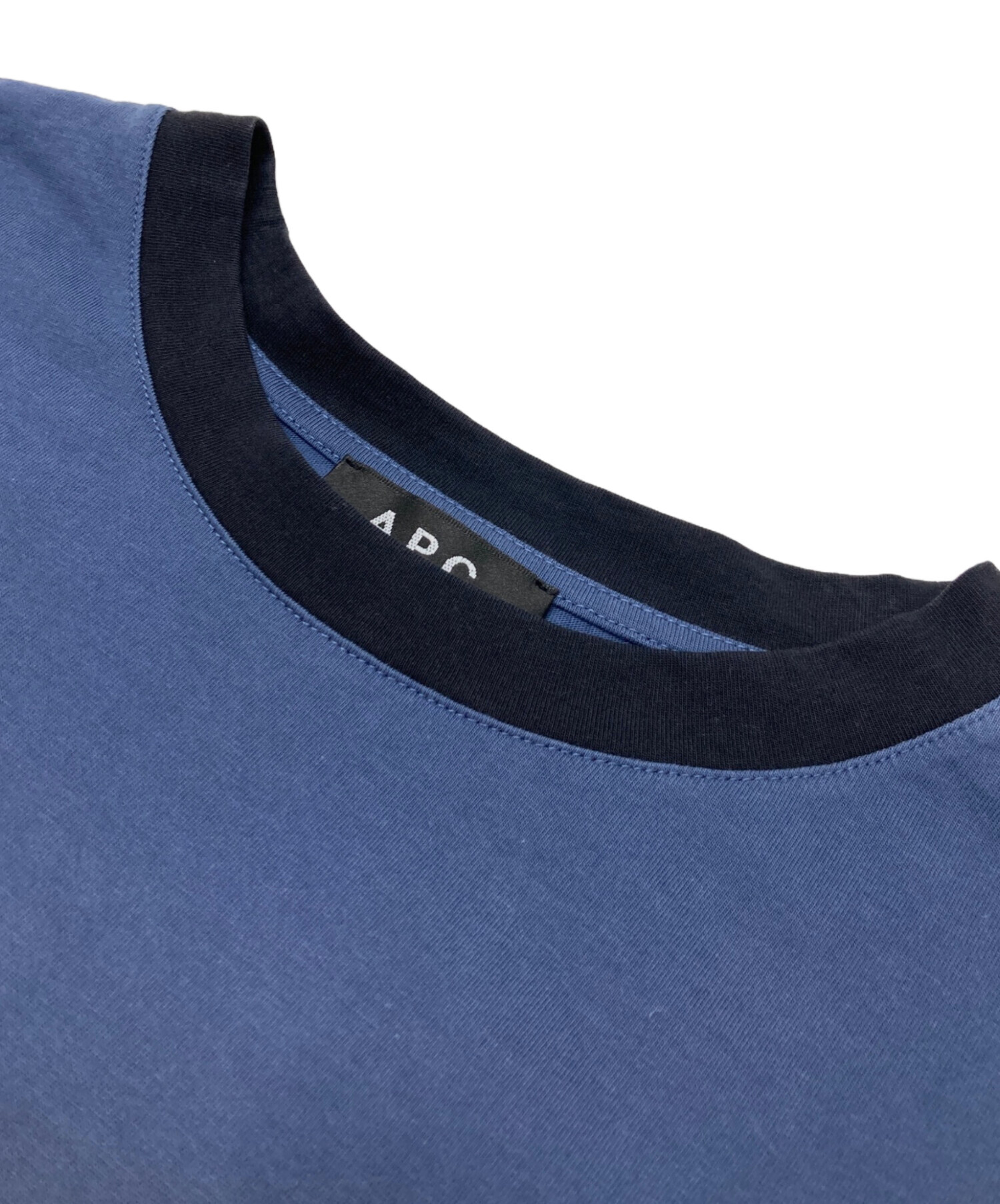 中古・古着通販】A.P.C. (アーペーセー) ロゴカットソー ネイビー 