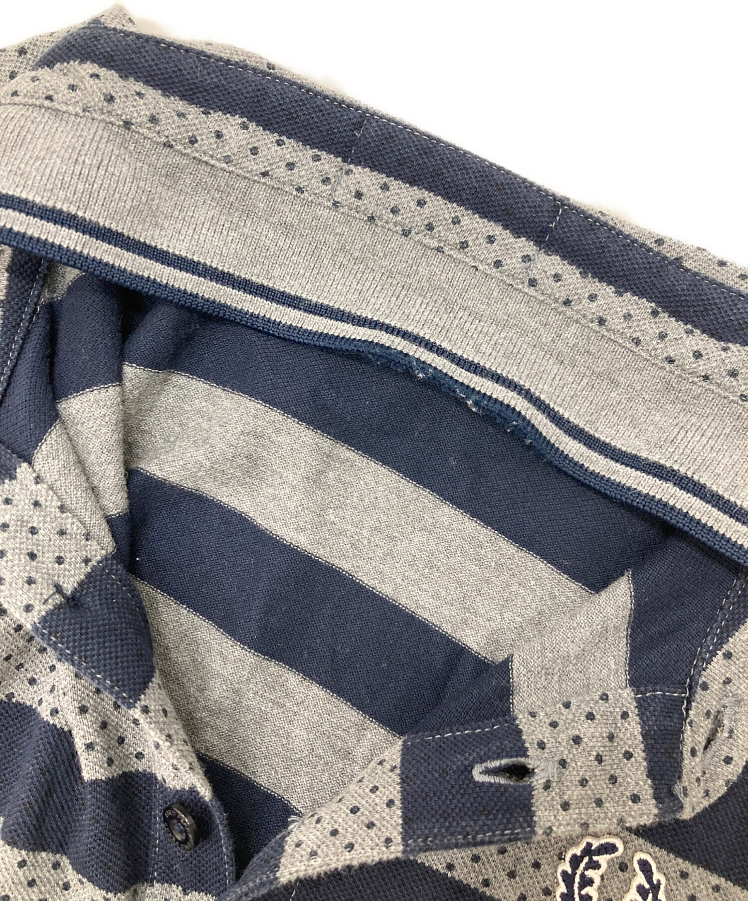 中古・古着通販】FRED PERRY (フレッドペリー) ボーダーポロシャツ