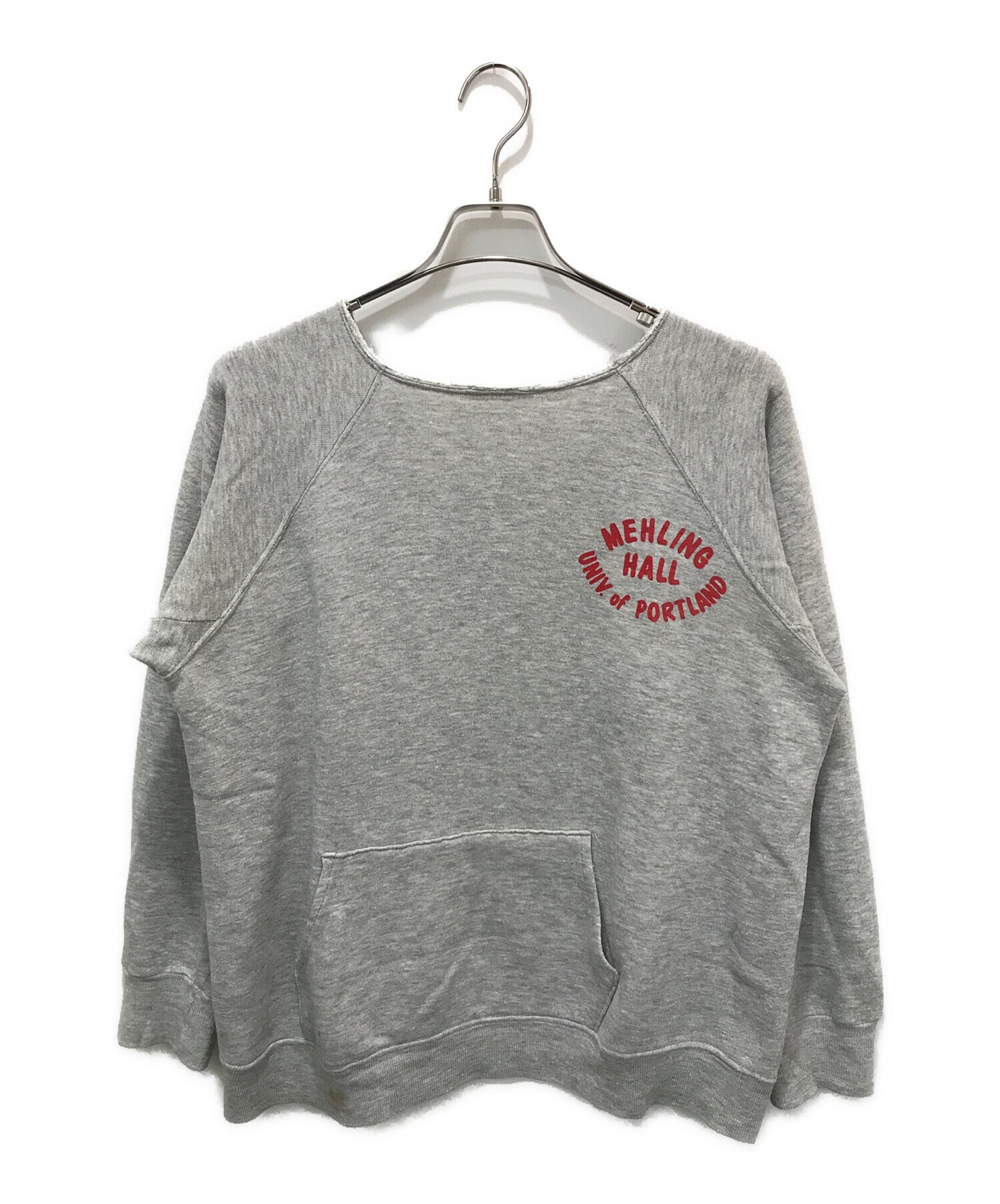 CHAMPION チャンピオン スウェット M グレー 【古着】【中古】【送料無料】 中古・古着通販】Champion (チャンピオン) スウェット グレー×ブラック