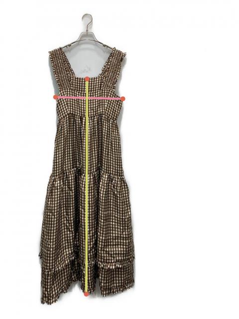 中古・古着通販】shrimps (シュリンプス) ギンガムチェックワンピース